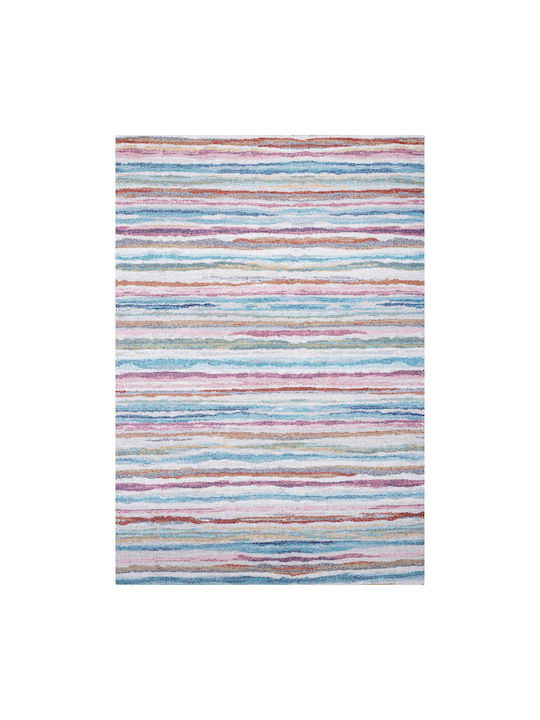 Colore Colori Monza 8071/110 Rug Outdoor Rectangular Happy colored stripes