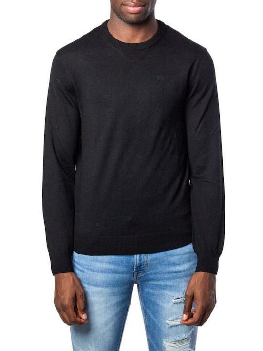 Armani Exchange Herrenblusen Langarm Schwarz