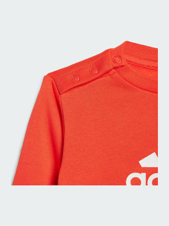 Kids Sweatpants Set Red 2pcs Badge Sport