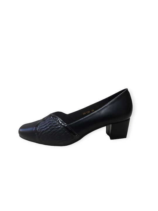 Belleli Patent Leather Black Low Heels