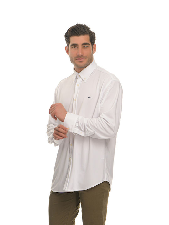 Paul & Shark Men's Shirt Long Sleeve White