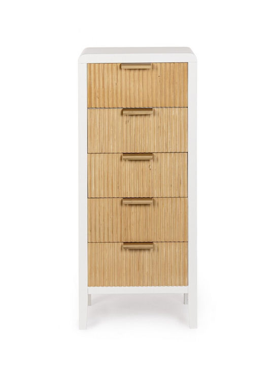 Drawers Storage Charley Wooden L40xW30xH92cm