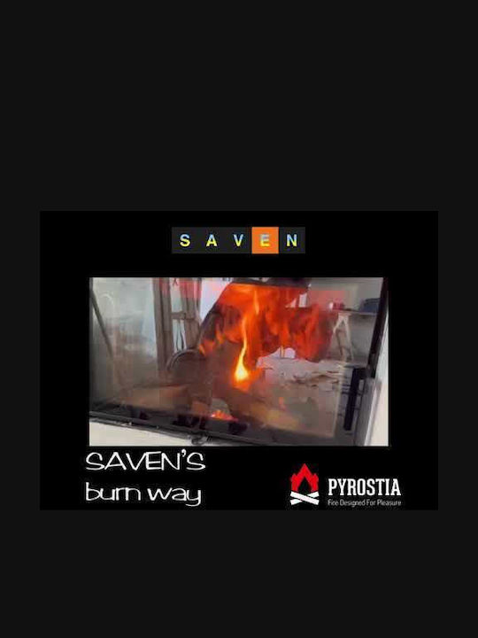 Saven Șemineu cu inserție Lemn 15.1kW Rezervor de expansiune închis