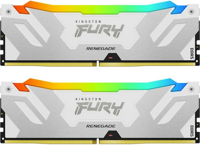 Kingston Fury Renegade RGB 32GB DDR5 RAM with 2 Modules (2x16GB) and 7200 Speed for Desktop