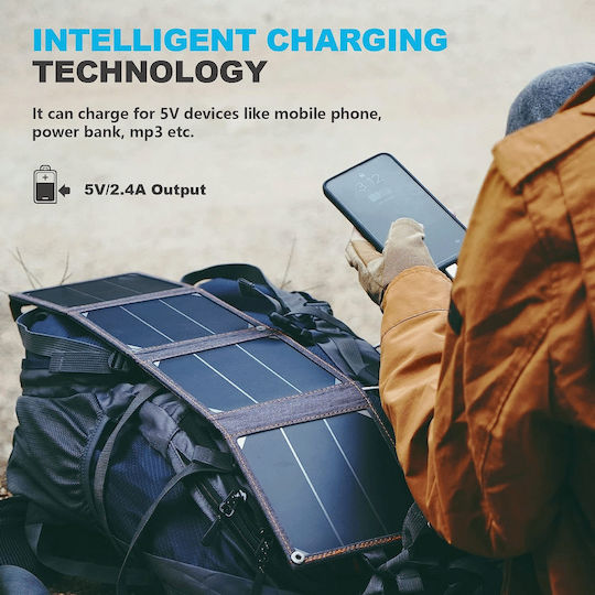 Bigblue Îndoit Încărcător solar Portable Devices 14W cu conexiune USB (1000-41890036)