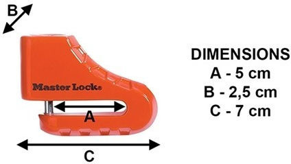 Master Lock Motorcycle Disc Brake Lock