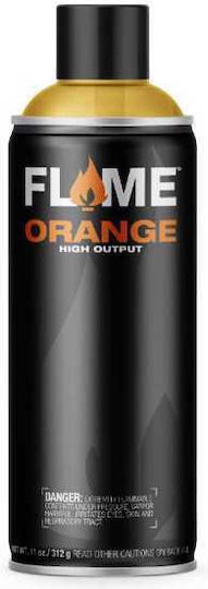 Flame Paint Spray Farbe Flame Orange Senf Mitte 400ml