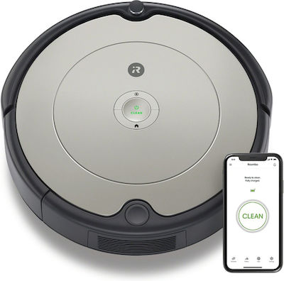 iRobot Roomba 698 Σκούπα Ρομπότ με Αυτονομία έως 90min και Κάλυψη Χώρου έως 100τ.μ. Γκρι