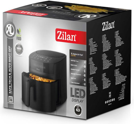 Zilan Air Fryer με Wi-Fi 6.5lt Μαύρο ZLN7999