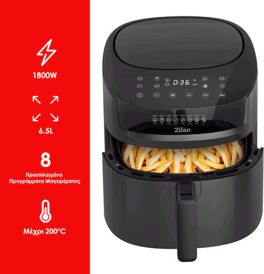 Zilan Air Fryer με Wi-Fi 6.5lt Μαύρο ZLN7999