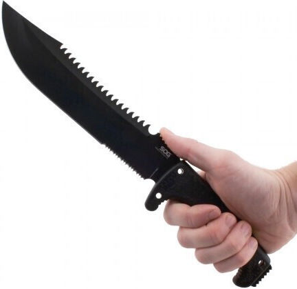 Sog Jungle Primitive Μαχαίρι Μαύρο σε Θήκη