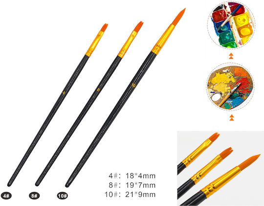 Tpster Paint Brush Set 3pcs
