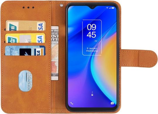 Wallet Piele Maro (TCL 20 SE)