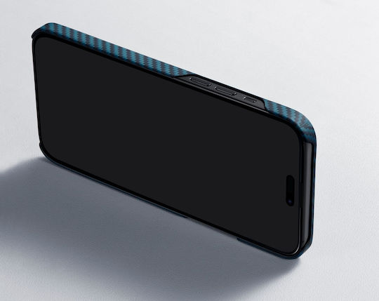 Pitaka Back Cover Aramid Fiber 1.15mm Μπλε (iPhone 15 Plus)