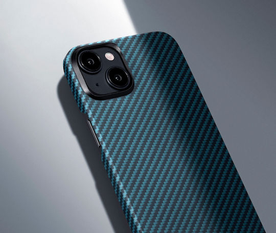 Pitaka Back Cover Aramid Fiber 1.15mm Μπλε (iPhone 15)