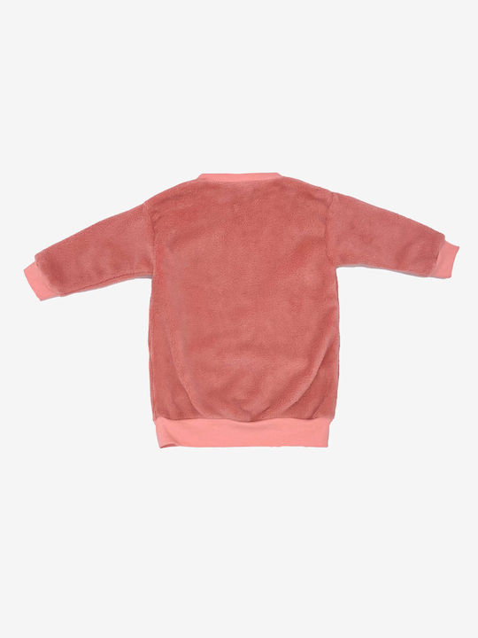 All Stars Kids Dress Long Sleeve Pink