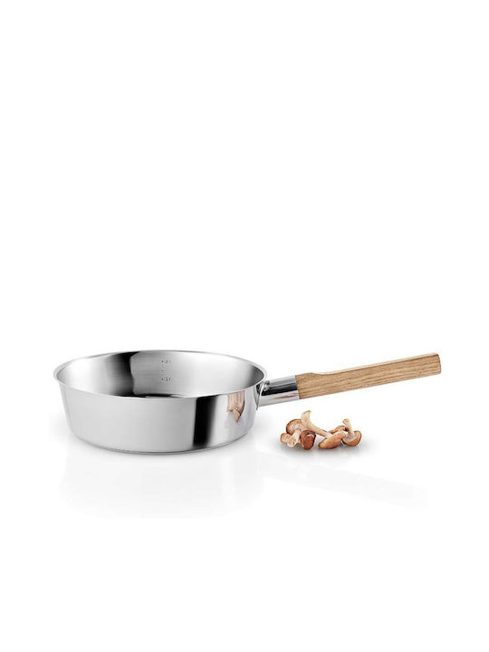 Eva Solo Nordic Kitchen Sautieren Mit Deckel aus Edelstahl 24cm
