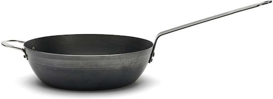 De Buyer Outdoor Blue Steel Wok από Ανθρακούχο Χάλυβα με Αντικολλητική Επίστρωση 32cm