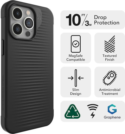 Zagg Back Cover Πλαστικό Διάφανο (iPhone 15 Pro Max)