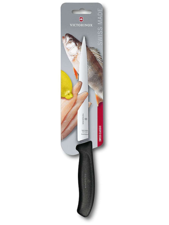 Victorinox Swiss Classic Messer Filet aus Edelstahl 20cm 6.8713.20B 1Stück