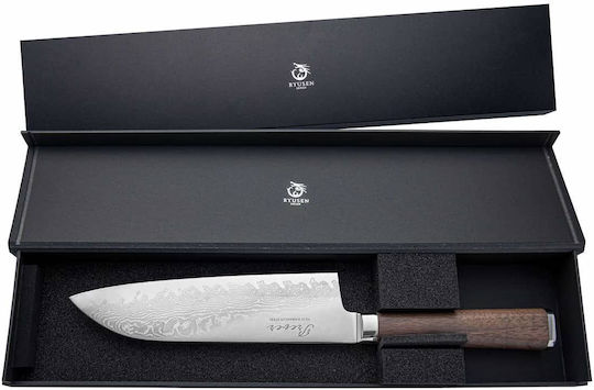 Ryusen Prever Cuțit Santoku din Oțel Damasc 18cm 1buc