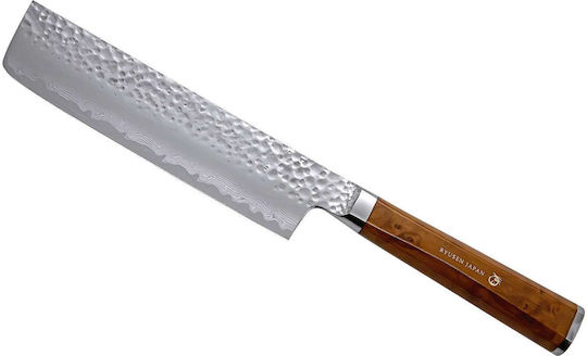 Ryusen Cuțit Nakiri din Oțel Damasc 16cm