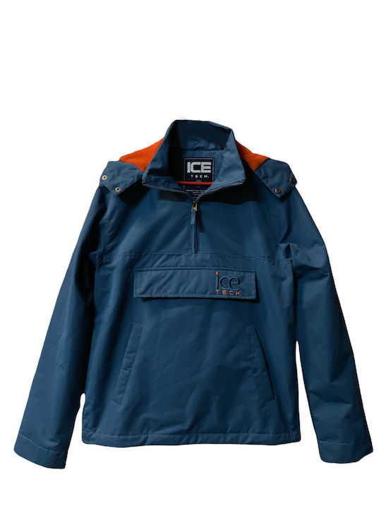 Ice Tech Herren Winter Jacke Μπλε Navy