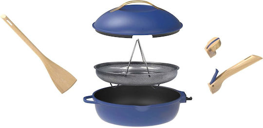 Cookut Fabulous Pan Mit Deckel aus Aluminium mit Antihaftbeschichtung Saphir Blue 28cm