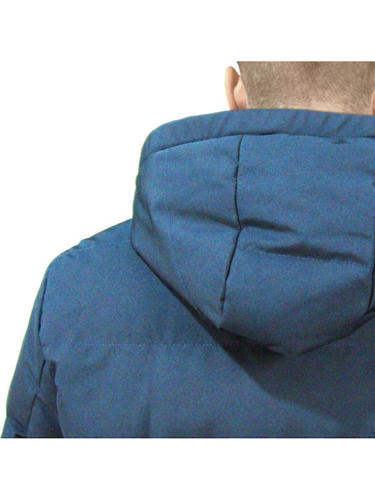 Winter Jacke Puffer Blue
