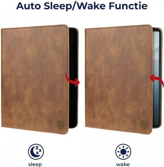 Rosso Flip Cover Καφέ (Galaxy Tab S9 Ultra)