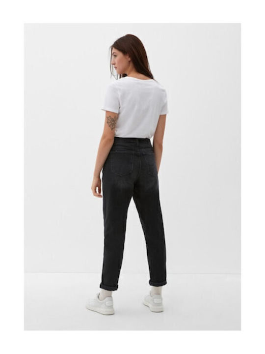 Women's Jean Pants in Mom Fit Black