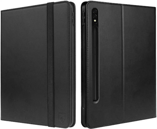 Rosso Flip Cover Μαύρη (Galaxy Tab S9+)