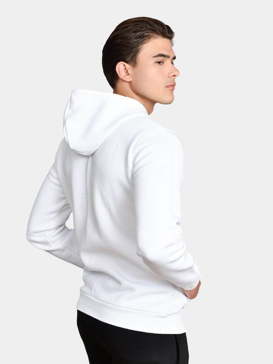 Target Herren Sweatshirt mit Kapuze und Taschen Weiß