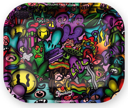 Smoking Rolling Tray 28cm Πολύχρωμο