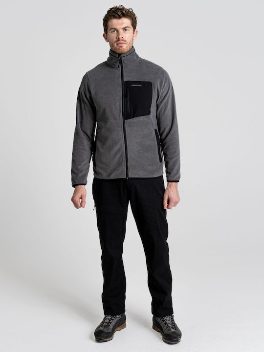 Craghoppers Corey Plus Hunting Cardigan Fleece Gray