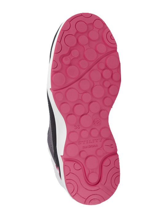 Diadora Waterproof Work Shoe Gray S1PL with Puncture Resistance ESD Oil Resistance and Slip Resistance
