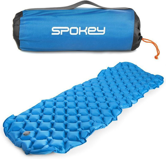 Spokey Air Bed Auto-umflare Single Substrat Camping Grosime 5cm în culoarea Light Blue