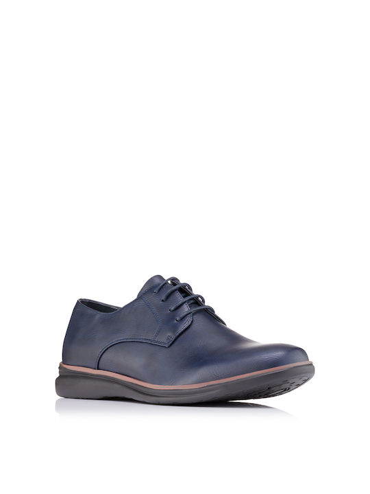 LBS collection Benjamin Leder Herren Freizeitschuhe Blau