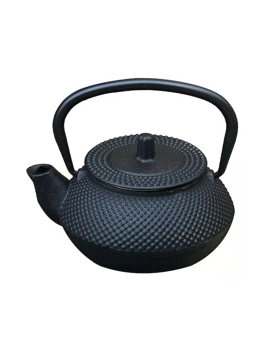 KING Hoff Teapot with Filter Cast Iron in Black Color 300ml