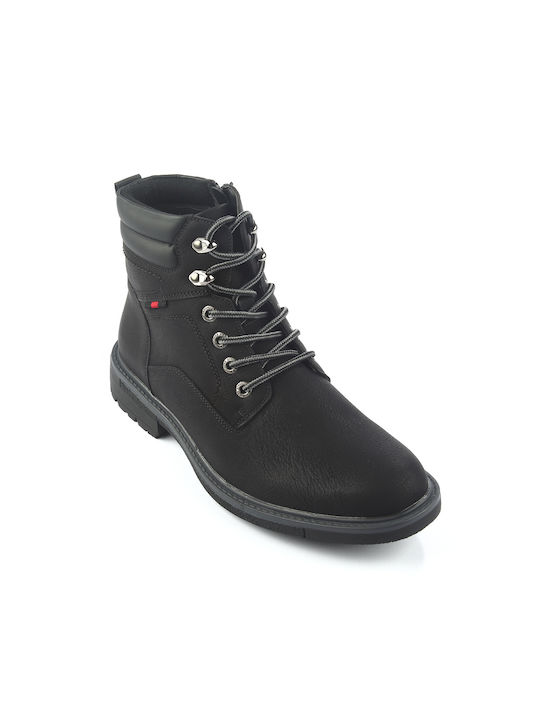 Fshoes Negru Ghete barbati