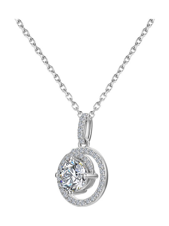 Brizzling Halskette aus Silber mit Diamant