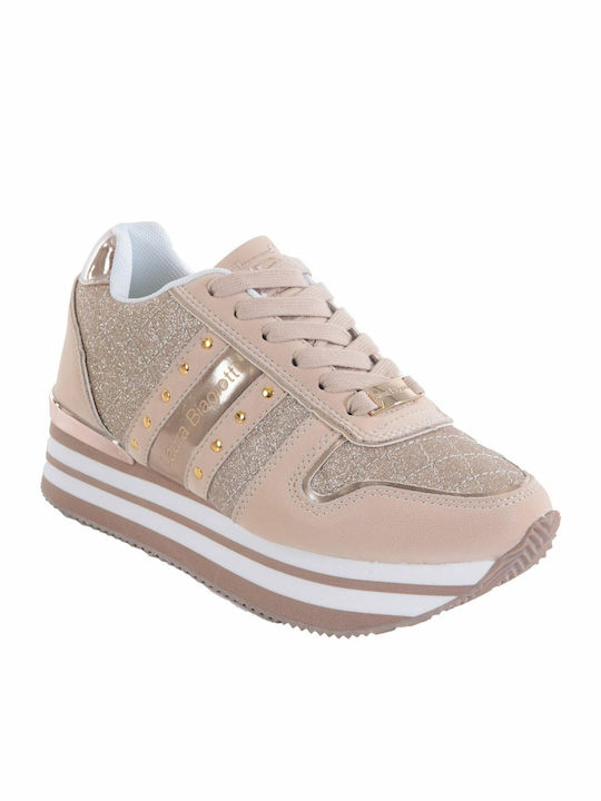 Laura Biagiotti Damen Sneakers Beige