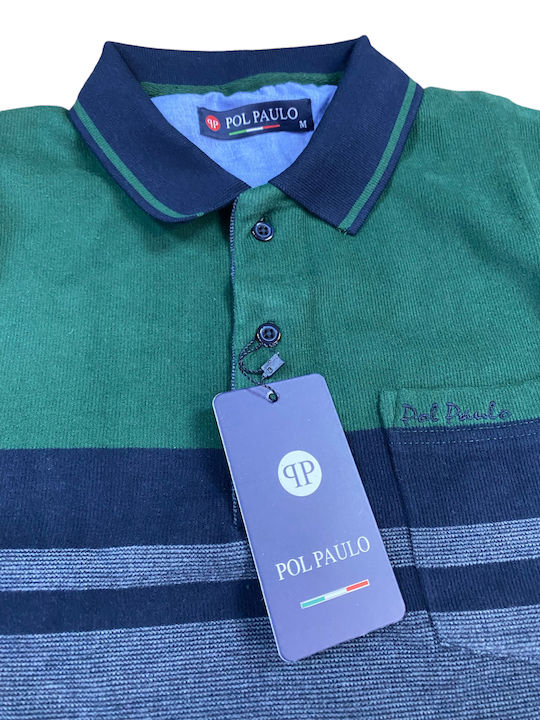 Polo Μπλούζα Μακρυμάνικη Πράσινη