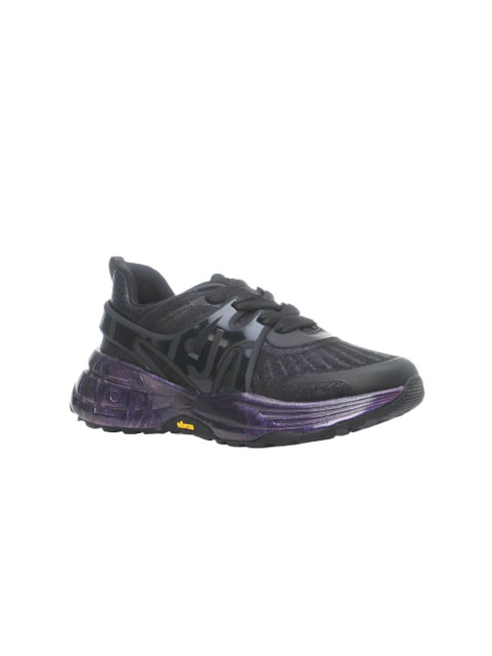 Liu Jo 12:12 01 Sneakers Black / Purple