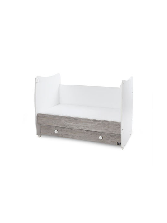 Lorelli Pătuț Bebeluși Multifuncțional Dream White/Artwood New pentru Saltea 60x120cm Lorelli Pătuț Bebeluși Multifuncțional Dream White/Artwood New pentru Saltea 60x120cm