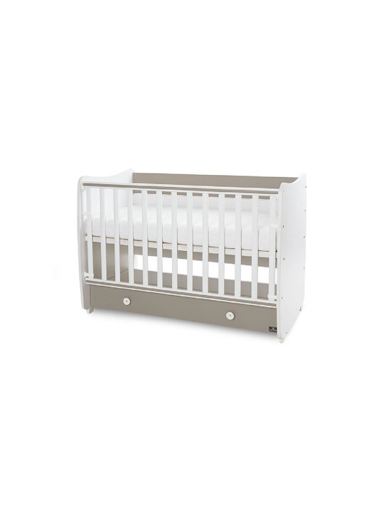 Lorelli Dream White/String New Crib with Drawer