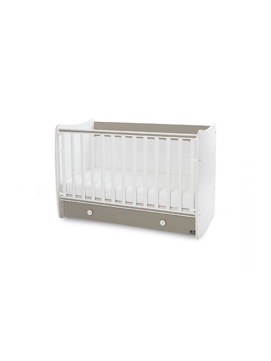 Lorelli Dream White/String New Crib with Drawer