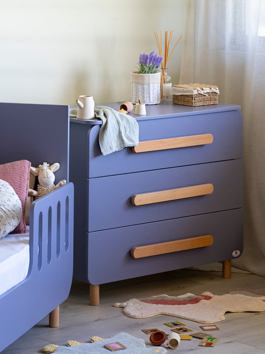 Santa Bebe Βρεφική Κούνια Μωβ για Στρώμα 70x140cm