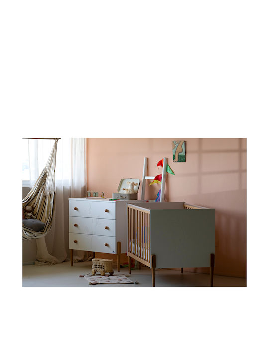 Santa Bebe Βρεφική Κούνια Λευκή για Στρώμα 70x140cm