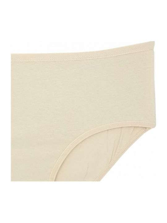 Βαμβακερά Γυναικεία Slip 3Pack Μπεζ